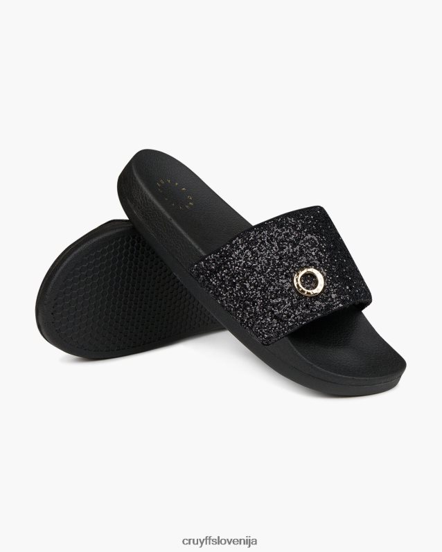 diapozitivi agua copa Cruyff 8BPFJV1064 ženske Črna