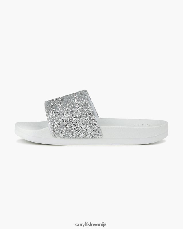 diapozitivi agua copa bleščice Cruyff 8BPFJV1065 ženske srebro