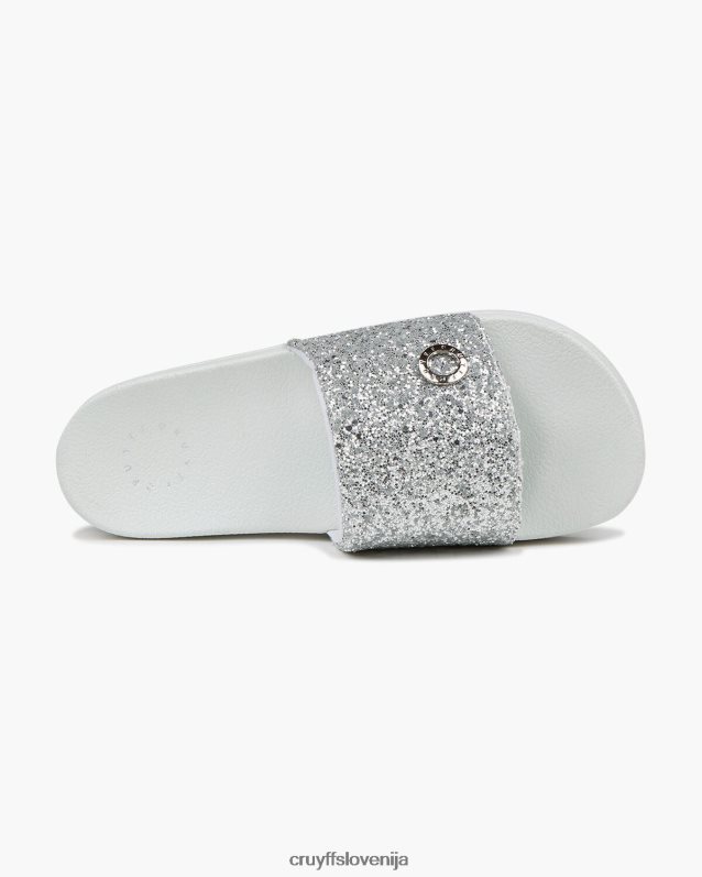 diapozitivi agua copa bleščice Cruyff 8BPFJV1065 ženske srebro