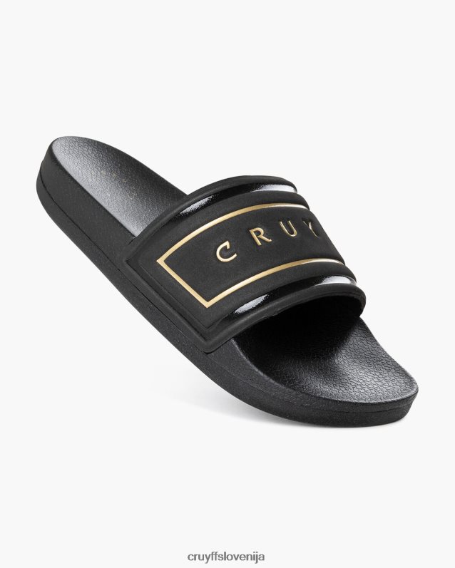 diapozitivi agua copa playa Cruyff 8BPFJV961 ženske Črna