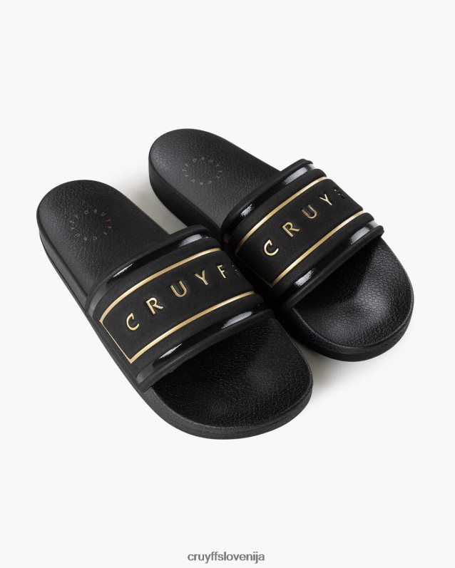 diapozitivi agua copa playa Cruyff 8BPFJV961 ženske Črna