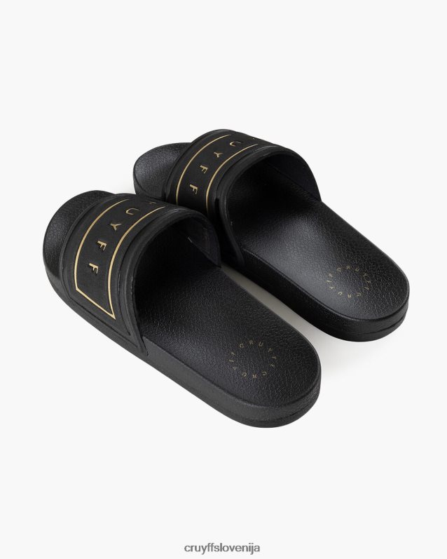 diapozitivi agua copa playa Cruyff 8BPFJV961 ženske Črna