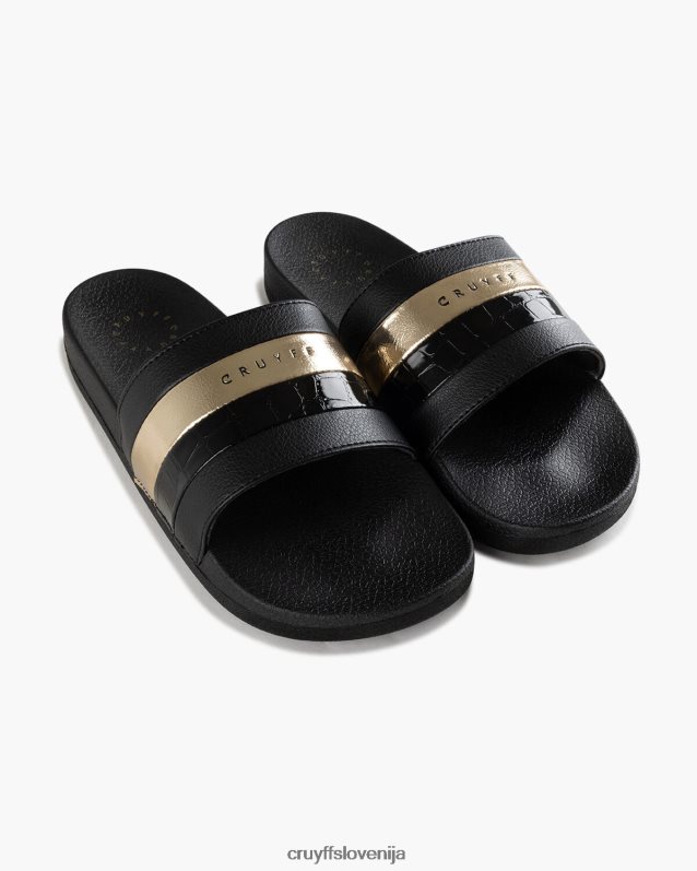 diapozitivi aqua copa bcn Cruyff 8BPFJV947 ženske črna/zlata