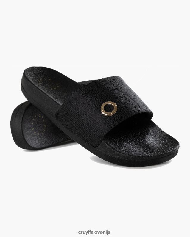 diapozitivi aqua copa lux Cruyff 8BPFJV967 ženske Črna