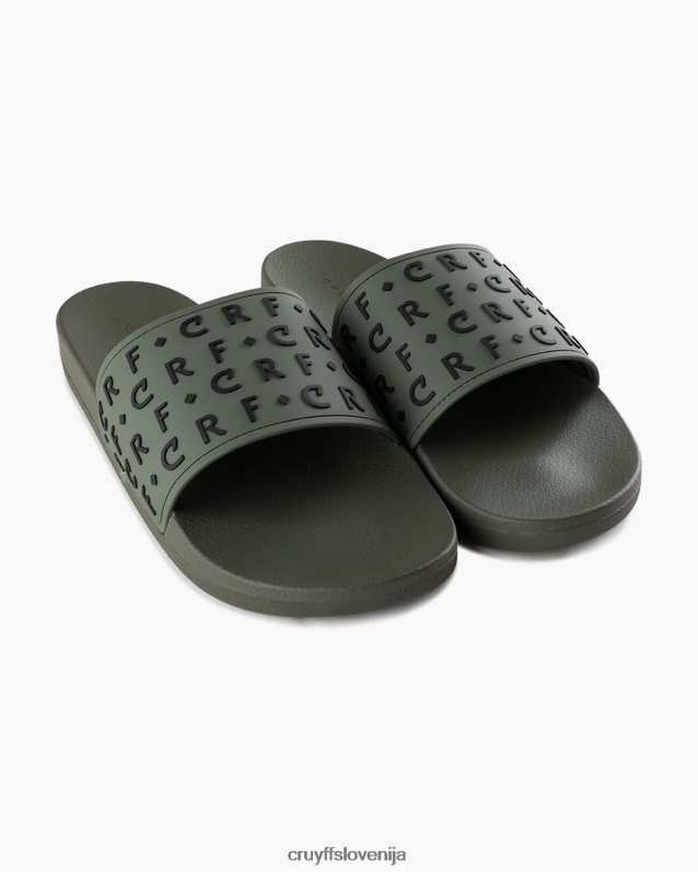 diapozitivi diapozitiv crf Cruyff 8BPFJV246 moški temno zelena