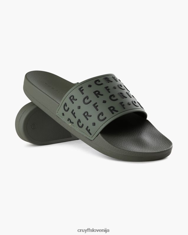 diapozitivi diapozitiv crf Cruyff 8BPFJV246 moški temno zelena