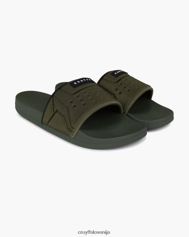 diapozitivi tobogan Cruyff 8BPFJV714 moški zelena/črna