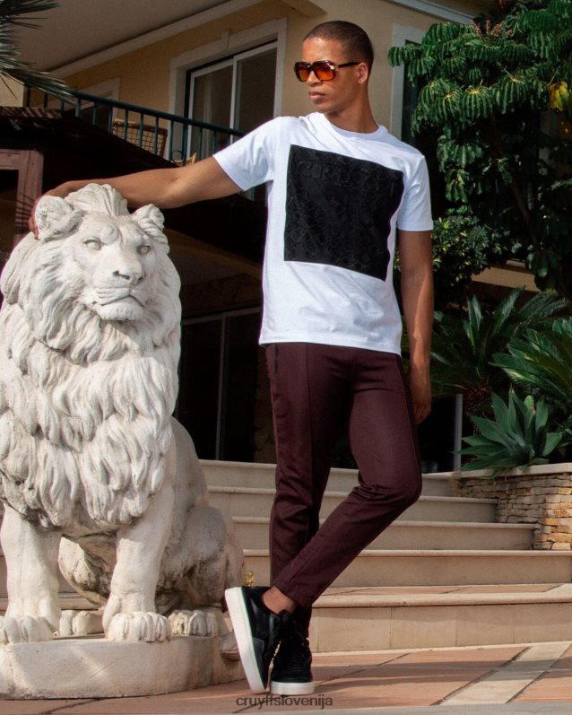 hlače culebra hlače Cruyff 8BPFJV386 moški črna/rjava