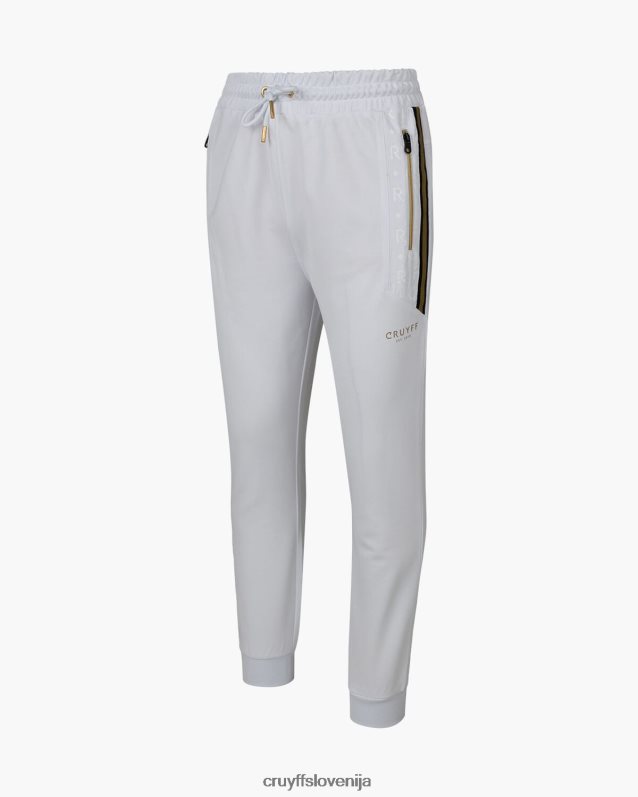 hlače gregory trenirke Cruyff 8BPFJV23 moški bela/zlata