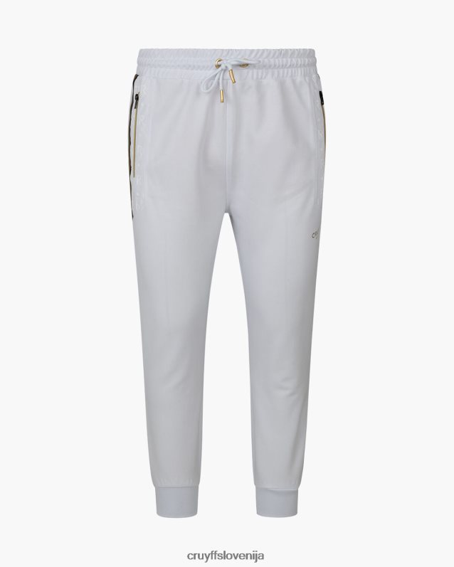 hlače gregory trenirke Cruyff 8BPFJV23 moški bela/zlata