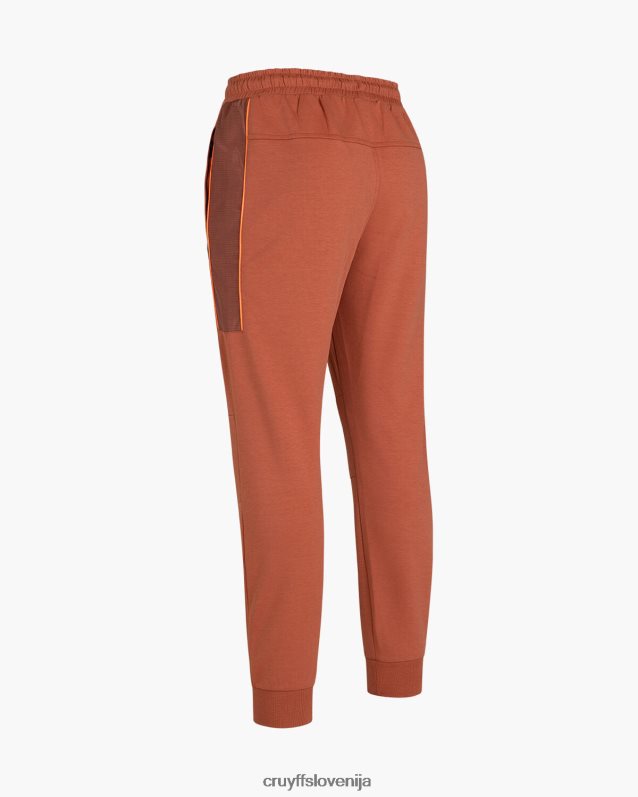 hlače trenirke aiden Cruyff 8BPFJV165 moški puščavsko rjava