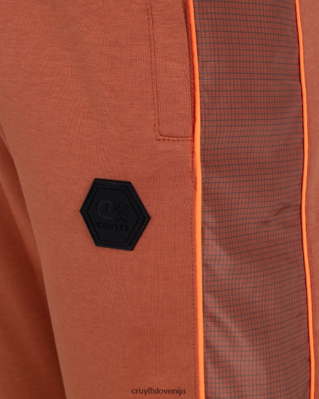 hlače trenirke aiden Cruyff 8BPFJV165 moški puščavsko rjava