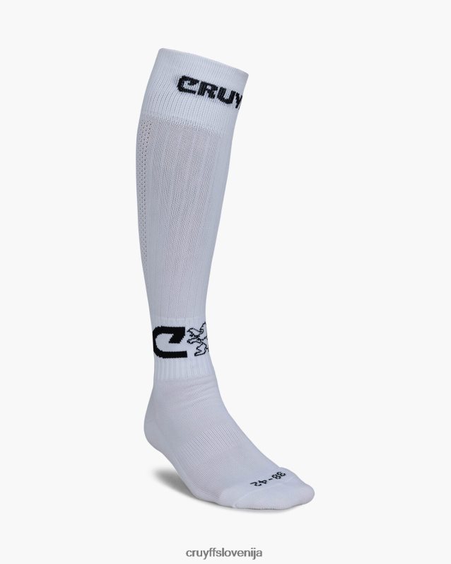 nogavice nogometne nogavice Cruyff 8BPFJV1258 uniseks bela