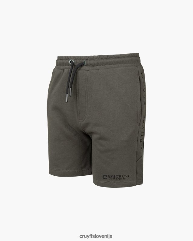 kratke hlače pospeševalnik kratek Cruyff 8BPFJV1081 mlajši vojaško zelena
