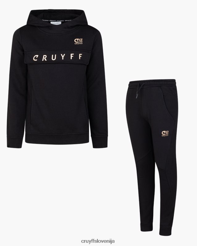 obleke obleka ranka Cruyff 8BPFJV1176 mlajši črna/bronasta