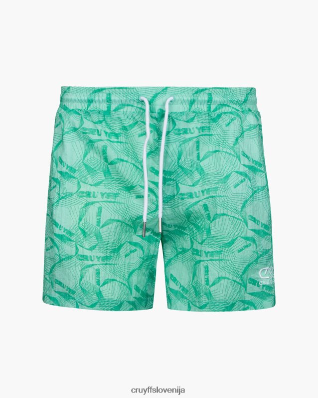kratke hlače kopalke ramir-95% poliester 5% elastan Cruyff 8BPFJV894 moški zelena