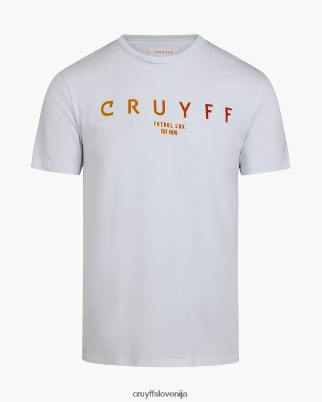 majica s kratkimi rokavi eder tee Cruyff 8BPFJV360 moški bela