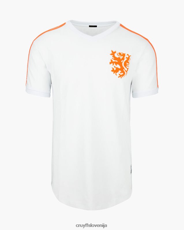 majica s kratkimi rokavi majica svetovnega pokala Cruyff 8BPFJV788 moški bela