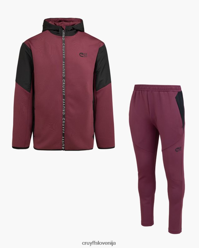 obleke križna obleka Cruyff 8BPFJV551 moški Bordeaux