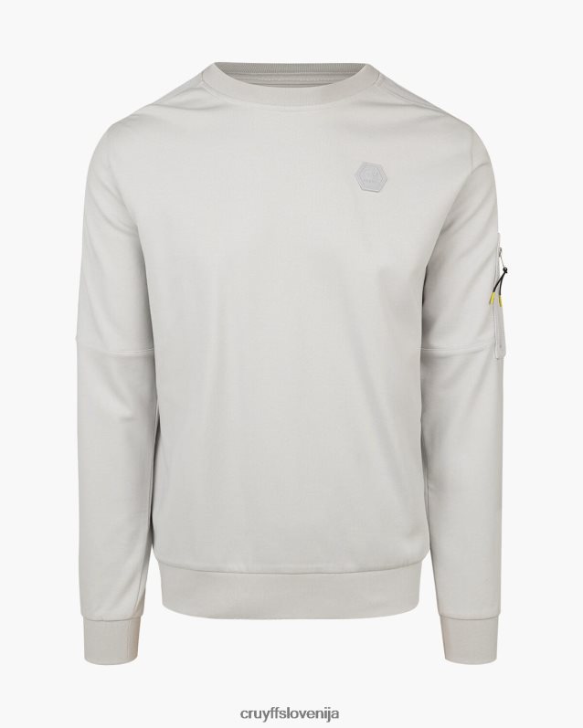 pulover aiden pulover Cruyff 8BPFJV31 moški svetlo siva