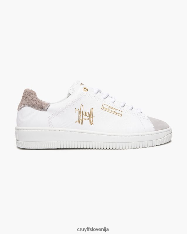 superge mehka napa/mehki nubuk, obdelana z laserjem Cruyff 8BPFJV909 moški bela/črna