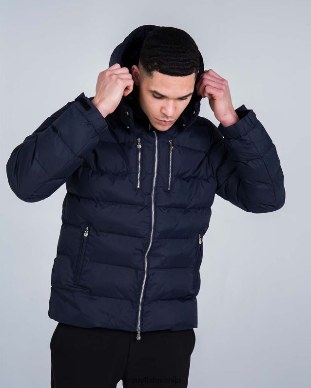 jakna Veneto prešita jakna Cruyff 8BPFJV815 moški mornarica