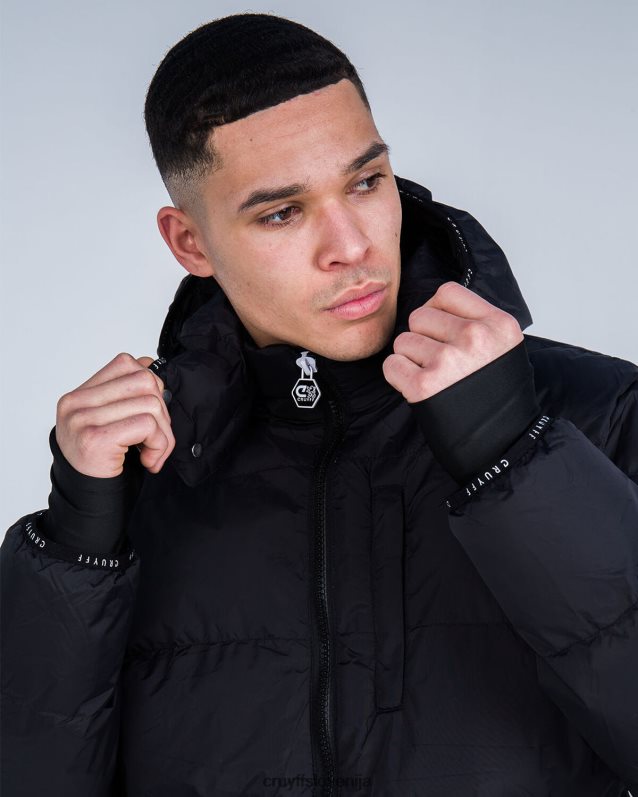 jakna galvez prešita jakna Cruyff 8BPFJV763 moški Črna