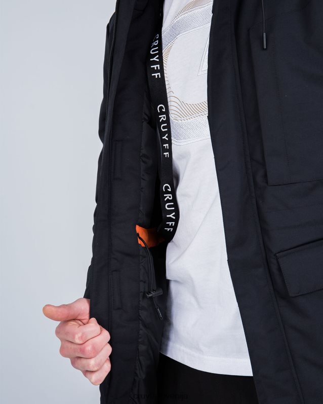 jakna galvez prešita jakna Cruyff 8BPFJV763 moški Črna