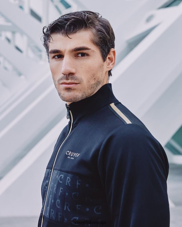 jakna gregory track top Cruyff 8BPFJV33 moški Črna