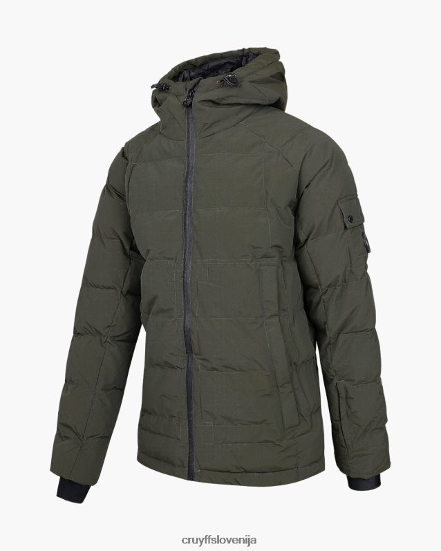 jakna kilian podložena jakna Cruyff 8BPFJV765 moški zelena