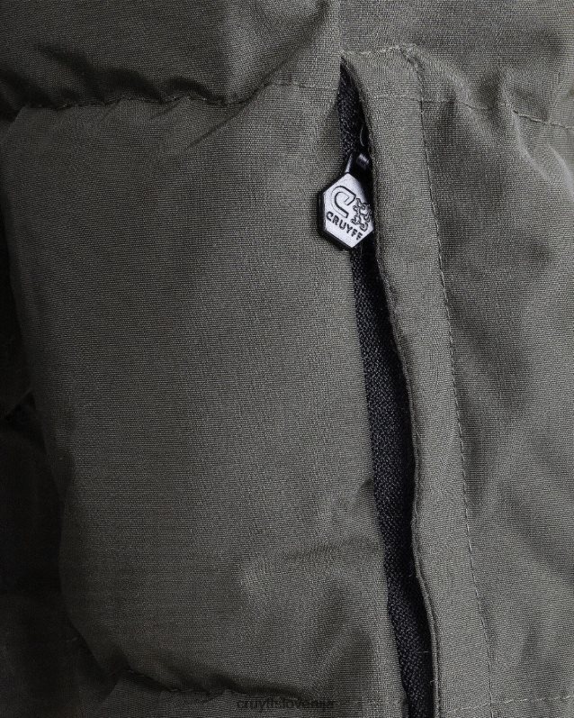 jakna kilian podložena jakna Cruyff 8BPFJV765 moški zelena