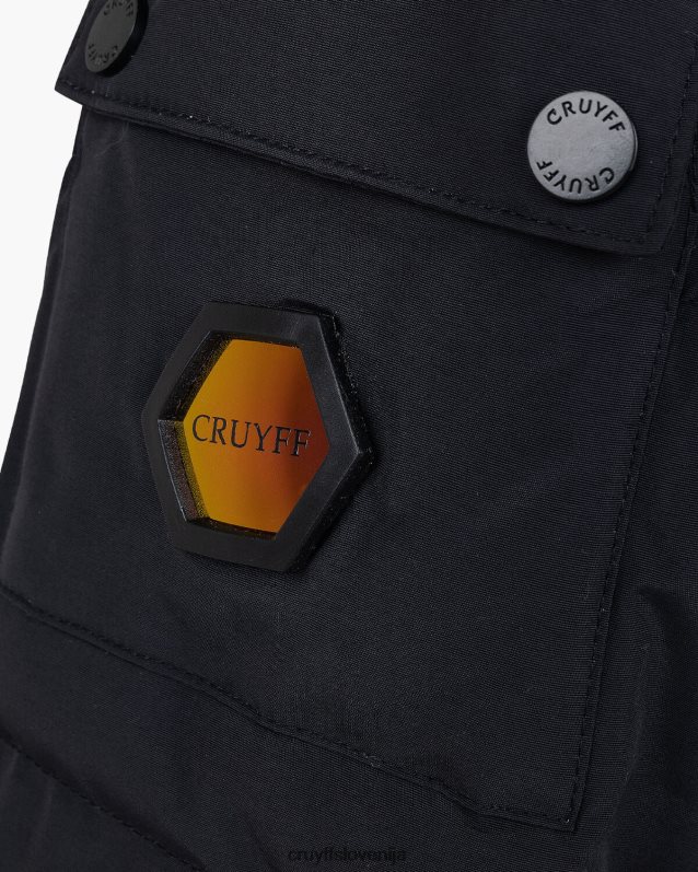 jakna kilian podložena jakna Cruyff 8BPFJV766 moški Črna