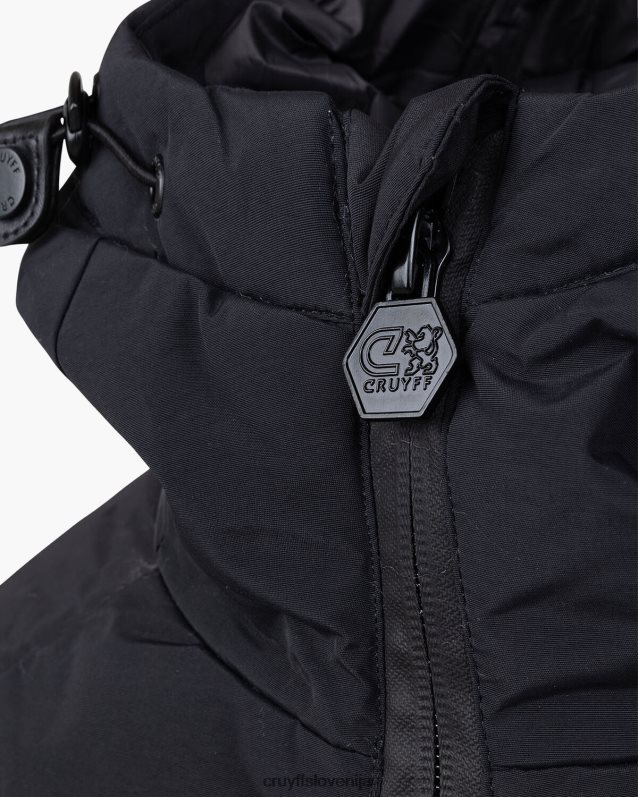 jakna kilian podložena jakna Cruyff 8BPFJV766 moški Črna