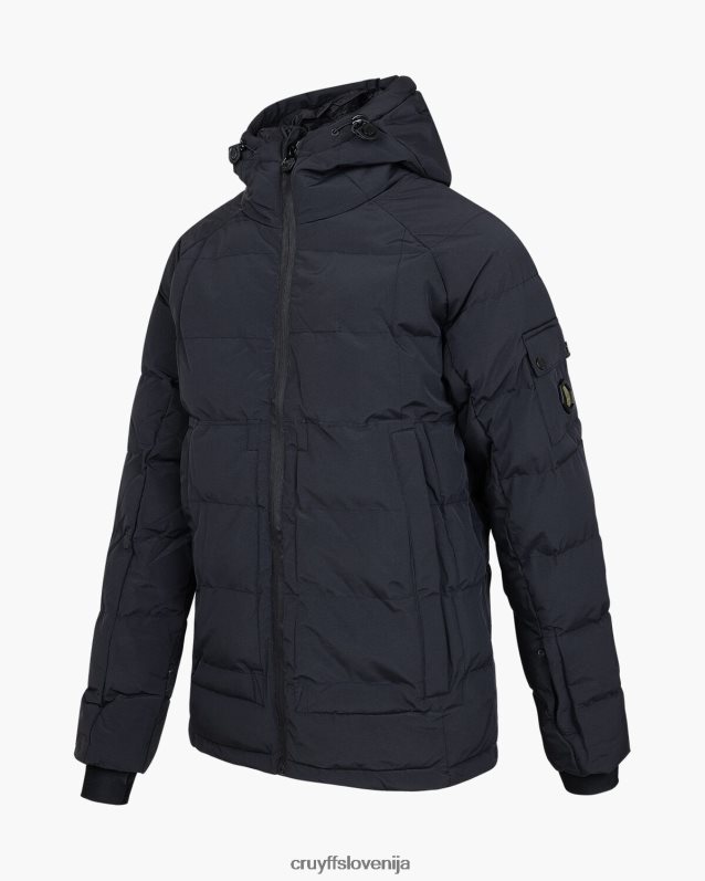 jakna kilian podložena jakna Cruyff 8BPFJV766 moški Črna