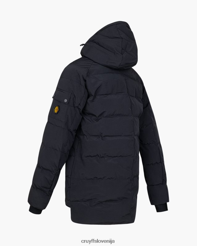 jakna kilian podložena jakna Cruyff 8BPFJV766 moški Črna