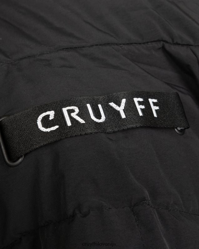 jakna kilian podložena jakna Cruyff 8BPFJV766 moški Črna