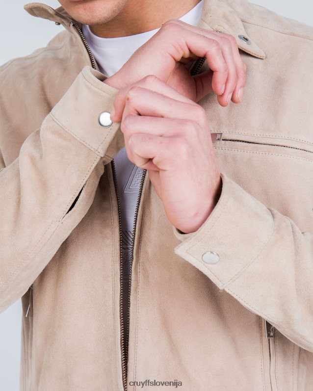 jakna kolesarska jakna iz semiša esteban Cruyff 8BPFJV708 moški krema