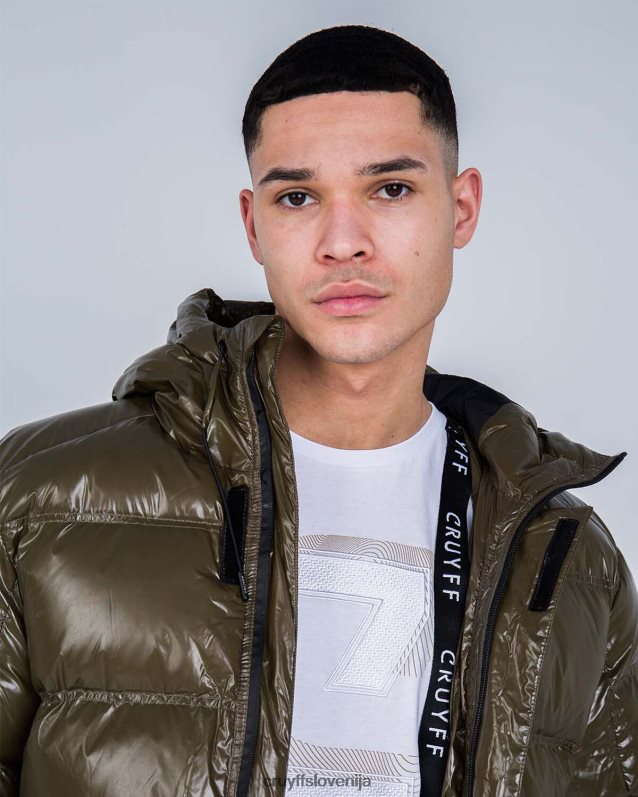 jakna trentinska puhasta jakna Cruyff 8BPFJV838 moški vojaško zelena