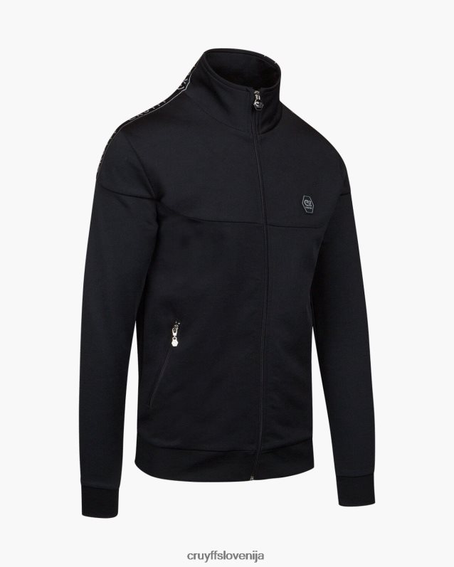 jakna valentini zgornji del trenirke Cruyff 8BPFJV913 moški Črna
