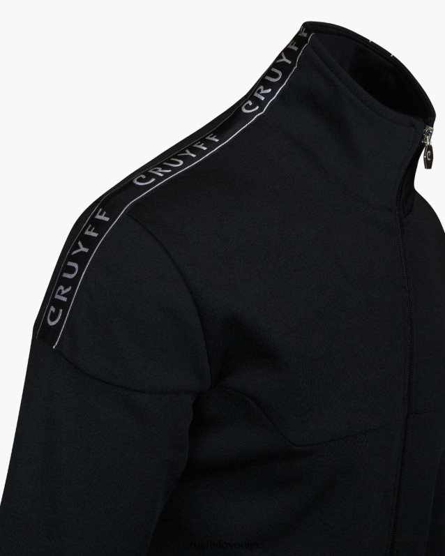 jakna valentini zgornji del trenirke Cruyff 8BPFJV913 moški Črna