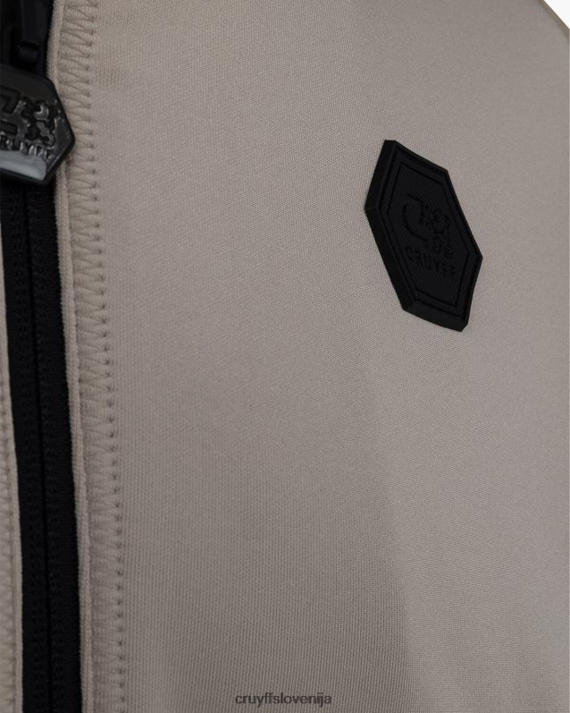 jakna vrh proge saul Cruyff 8BPFJV731 moški pesek/rumena