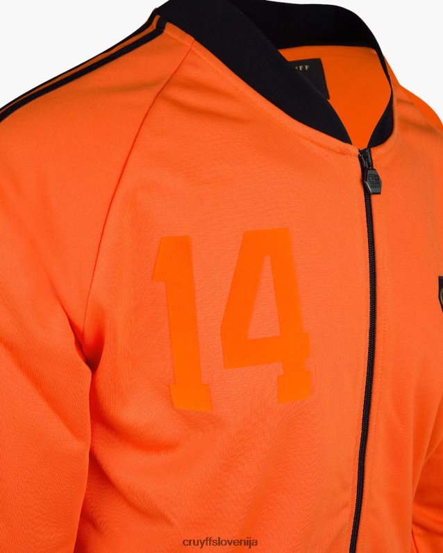 jakna vrh proge za svetovno prvenstvo 1974 Cruyff 8BPFJV839 moški oranžna