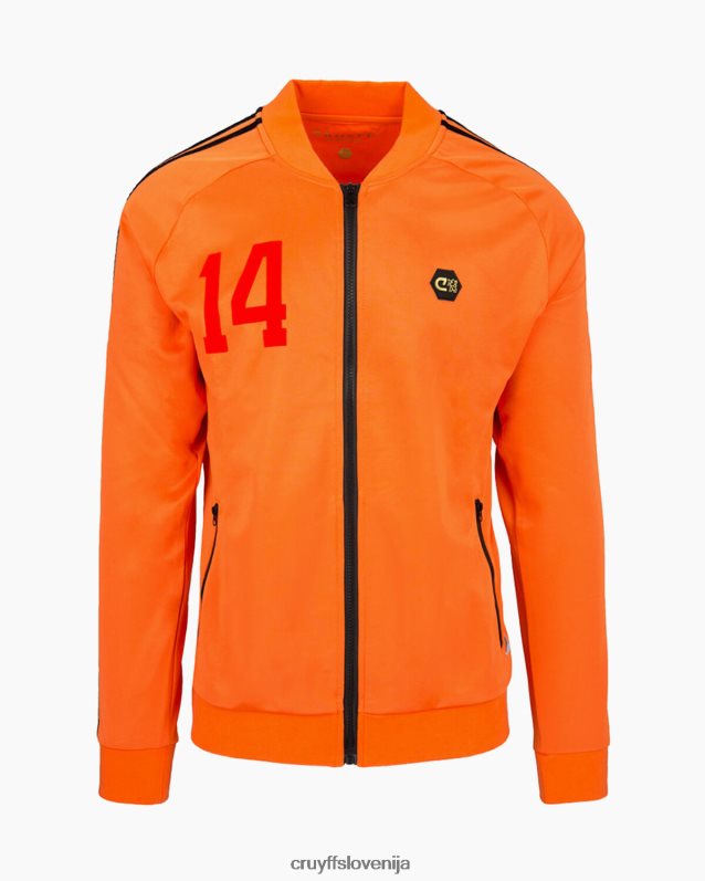jakna vrh proge za svetovno prvenstvo 1974 Cruyff 8BPFJV868 moški oranžna