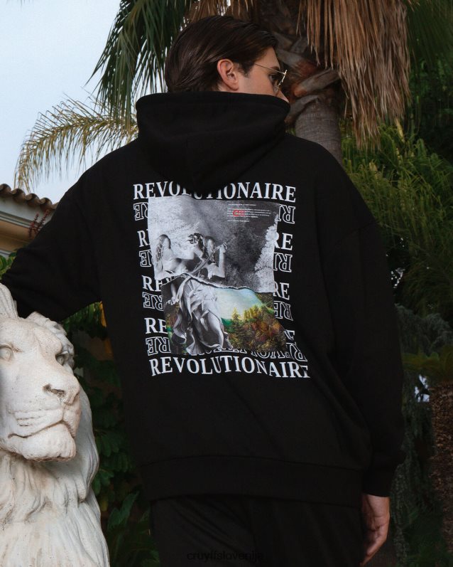 jopa s kapuco angeles pulover s kapuco Cruyff 8BPFJV558 moški Črna