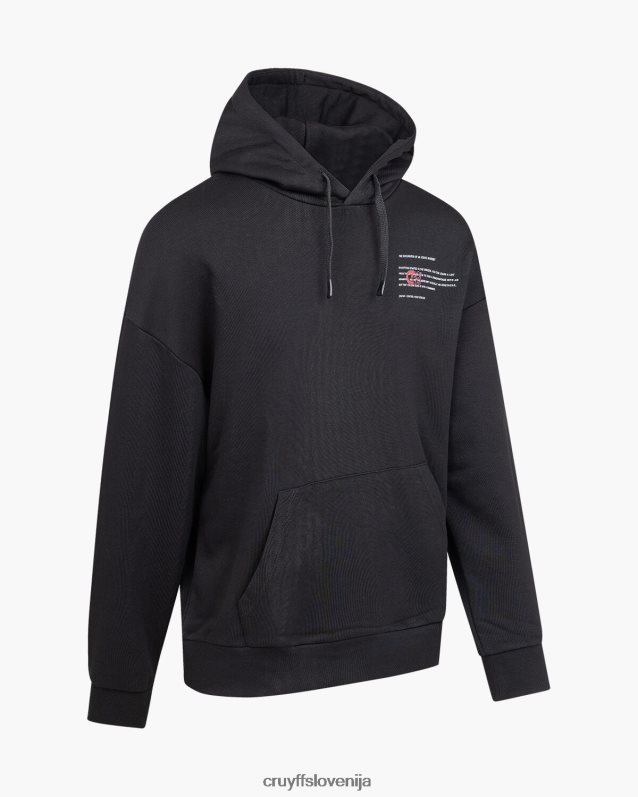 jopa s kapuco angeles pulover s kapuco Cruyff 8BPFJV558 moški Črna