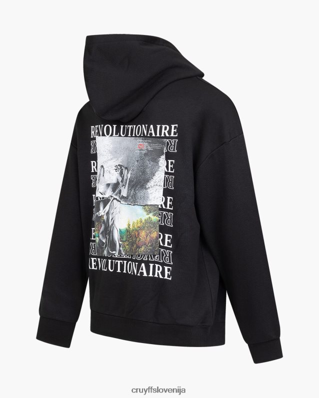 jopa s kapuco angeles pulover s kapuco Cruyff 8BPFJV558 moški Črna