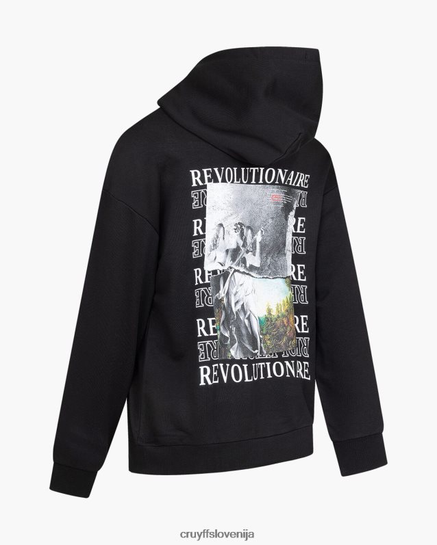 jopa s kapuco angeles pulover s kapuco Cruyff 8BPFJV558 moški Črna