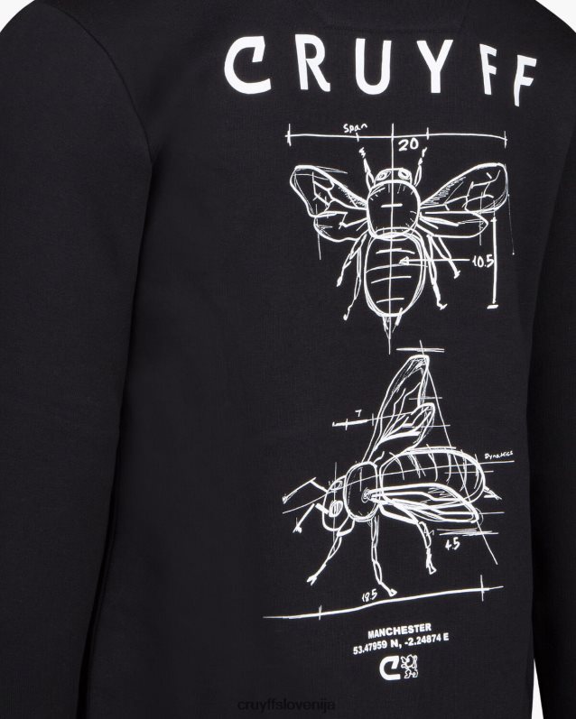 jopa s kapuco city ​​pack pulover s kapuco Cruyff 8BPFJV464 moški Črna