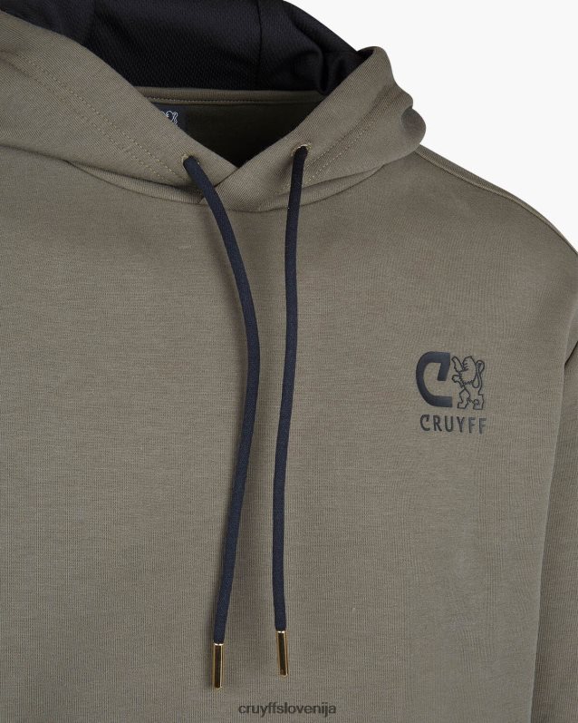 jopa s kapuco joaquim pulover s kapuco - 70 bombaž/30 poliester Cruyff 8BPFJV916 moški vojaško zelena