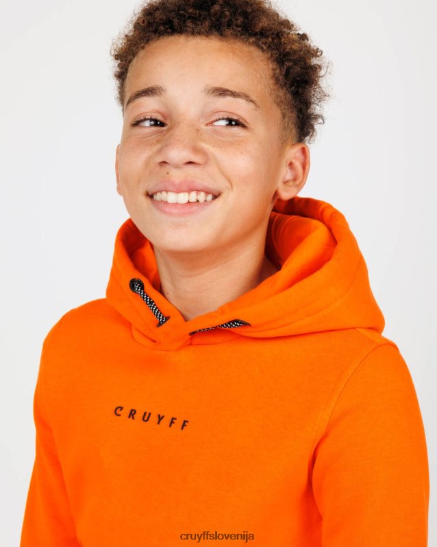 jopa s kapuco joaquim pulover s kapuco Cruyff 8BPFJV1131 moški oranžna